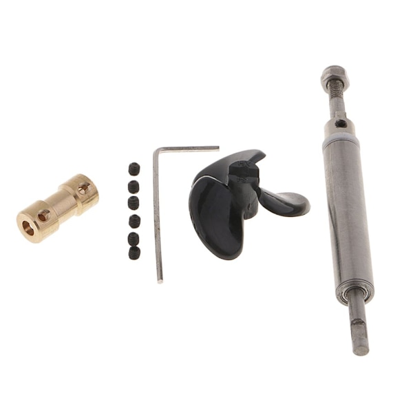 Drivbåt Båtdelar 10cm Metall Drivaxel System Set För 3mm Motor