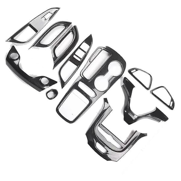 11 dele kulfiber interiør trim kit til Chevrolet Cruze 2017 2018 2019