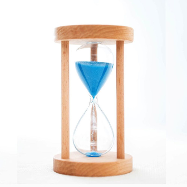 10/15/30 minuters timglas timglas timer klocka dekoration blå 15 min