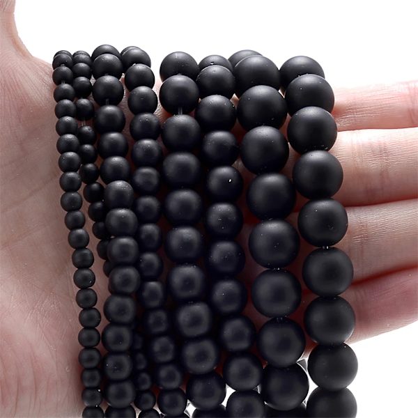 Pärlor för Smyckestillverkning DIY Armband Halsband matte beads 6mm(around 61pcs)