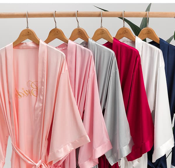 [RM]Women's Nightgown with Hanging Trousers for Bridesmaid