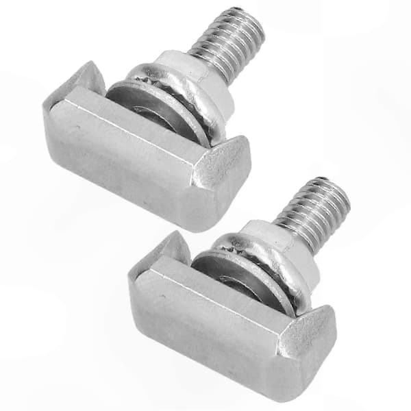 2-pak T-bolt batteriterminaler i rustfrit stål til Chevrolet 19116852 udskiftning