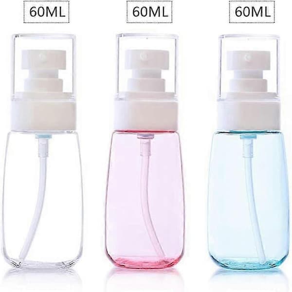 Bærbar tom klar dispenser 60 ml genopfyldelig rejsedispenserbeholder