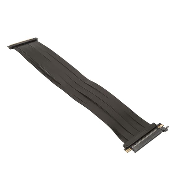 [RM]Graphics Card Riser Cable Ultraflexible PCI Express 4.0 X16 Extension High-Speed Vertical Adapter Backward Compatible With Segmented Design Cable