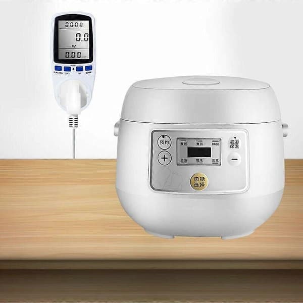 XHX Digital LCD energimåler Wattmeter overvåkingsenhet Strøm Elektrisitet Kwh Strømmålingsanalysator