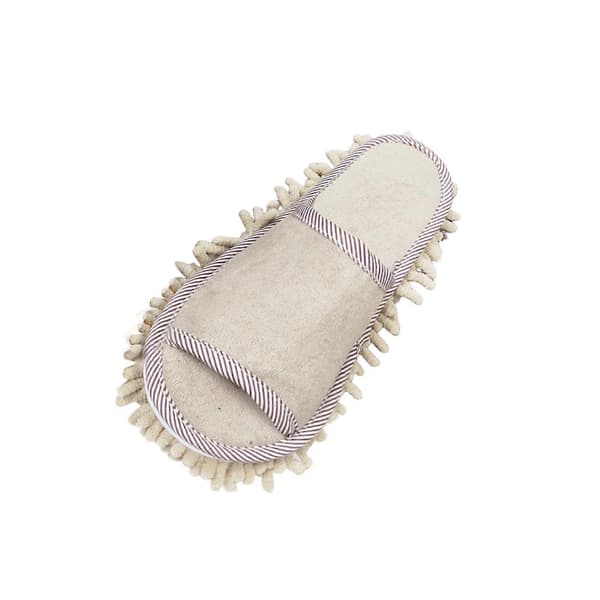 Moftøfler Kvinder Mænd Moftøfler til Soveværelse Badeværelse Gulvpolering Beige
