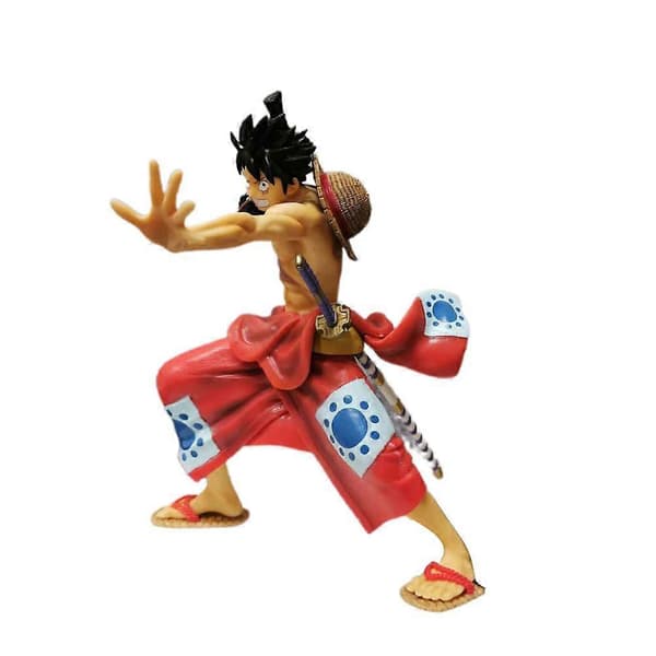 9 tum PVC-figurmodell PVC-docka samlarobjekt leksaker anime Luffy-prydnader för bil sovrum säng