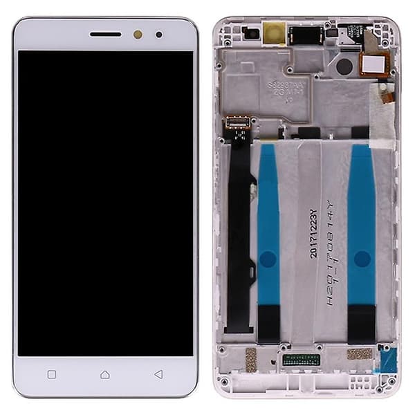 OEM LCD-skärm för Lenovo K6 Power White
