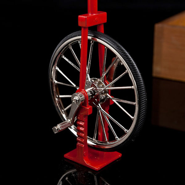 1:10 Skala Legering Pressgjuten Enhjuling Modell Replika Cykel Leksak Röd