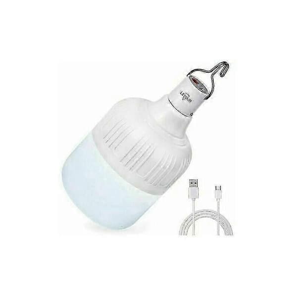 [RM]Campinglanterne, 60W USB Genopladelig, 5000 Lumen, 5 Tilstande, Bærbar