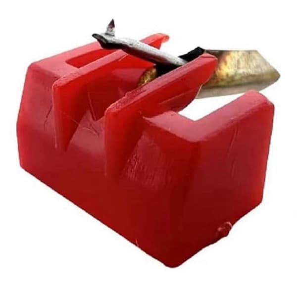 2X Erstatningsstiftnål til SANYO ST25 LENCO M100 M200 EXCEL ES70 VS80 ST40 LP Vinyl Pladespiller Red