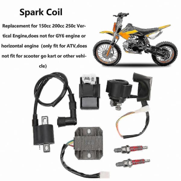 Lodret motor tændspole CDI regulator sæt til 150cc 200cc 250cc ATV reservedele