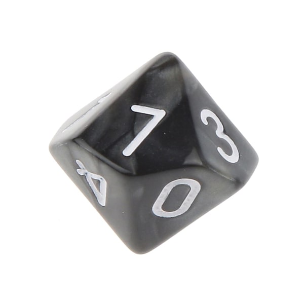 20 st tiosidiga tärningar d10 för d u0026 d rpg mtg sällskapsspel leksak grön och svart