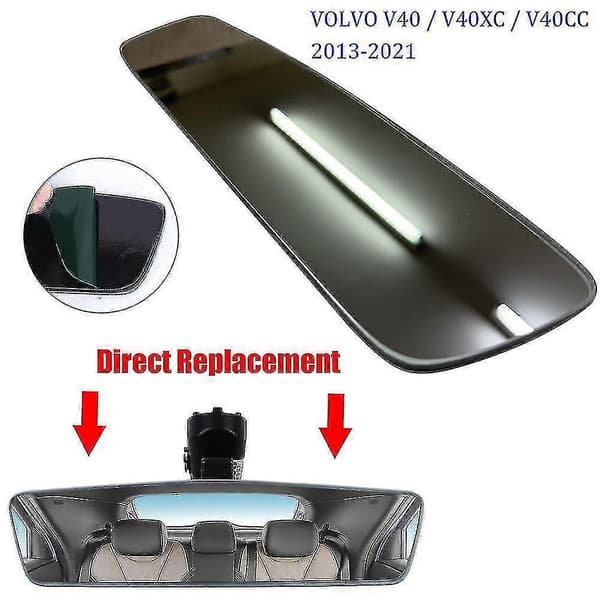 [RM]【14y】Inner mirror glass, replacement for Volvo V40, V40xc, V40cc, 2013-2021