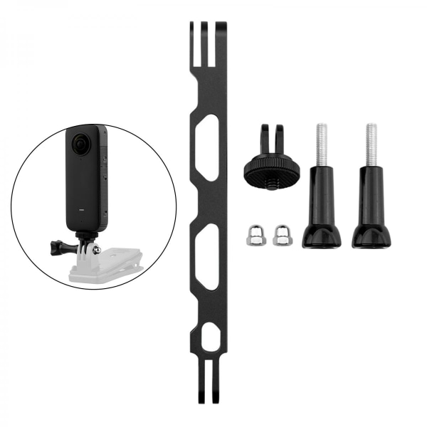 CNC Förlängningsarm 1/4\" Basadapter För Insta360 ONE X2 X Svart