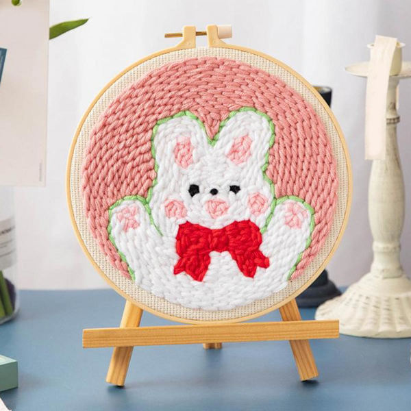 Broderinålsset Hantverksverktyg Tråd Punch Stickverktyg Kanin