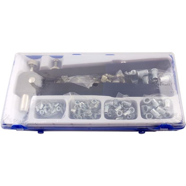86-piece Rivet Nut Gun with 5 Mandrels M3 M4 M5 M6 M8 Rivet Nut Gun Kit Rivet Nut Gun Rivet Pliers Tool Threaded Insert
