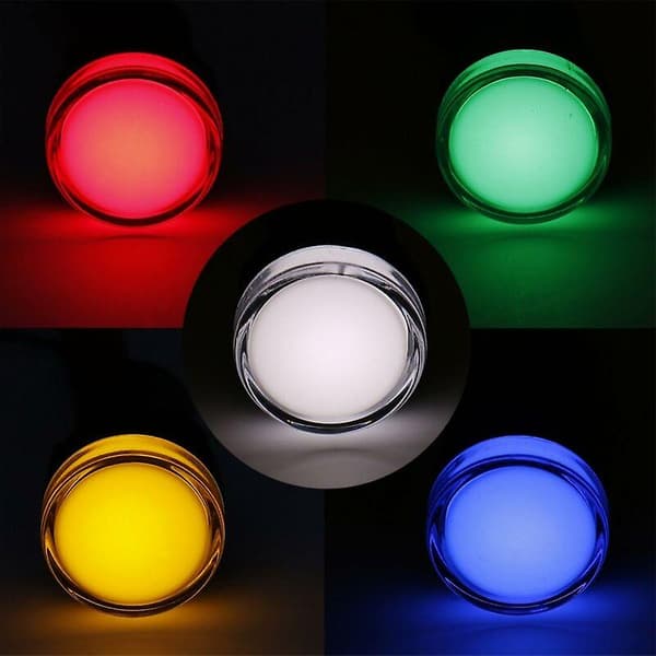 Sæt med 3 AD16-22D/S 12V DC 20mA Rød/Grøn/Gul 22mm LED-advarselslampe