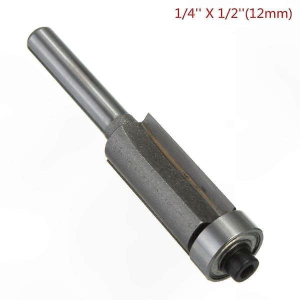 Hårdmetalspidsede fræsejern til planfræsning med 1/4\" skaft, 6/8/10/12 mm skærediameter 12mm