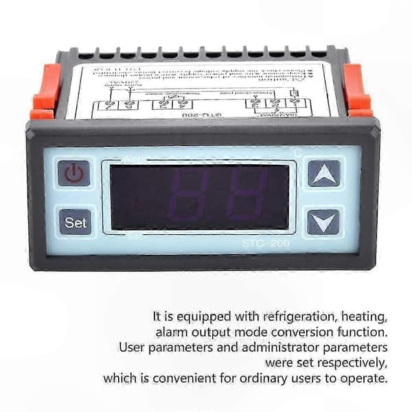 Digital Termostat Temperaturregulator til Køling og Opvarmning, Mikrocomputer AC Kontrolsystem