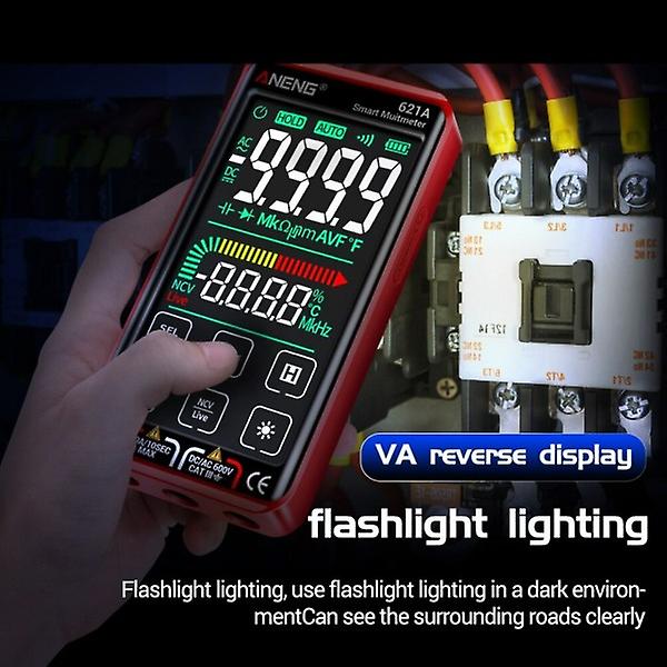 Smart Digital Multimeter Pekskärm Multimetro Testare transistor