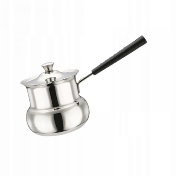 [RM]Turkish coffee pot for induction hobs with handle, drum shape, 180 ml
