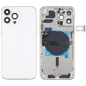 [RM] Batteribakplate for iPhone 13 Pro Max (hvit)