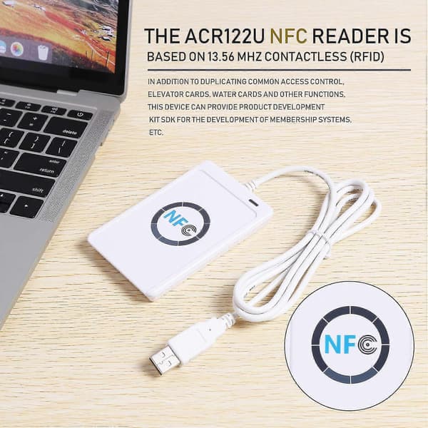 [RM]USB NFC Card Reader/Writer ACR122U-A9 China Contactless RFID Card Reader Windows Wireless NFC Reader