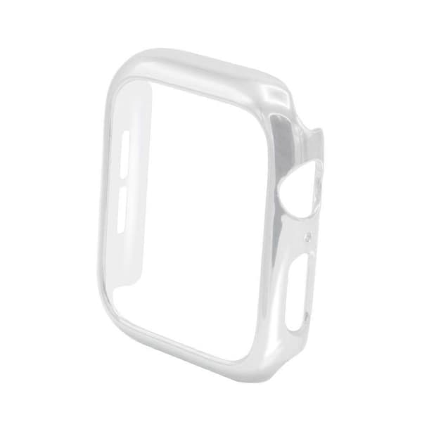 TPU-deksel med sølvramme til Apple Watch Series 4 40mm