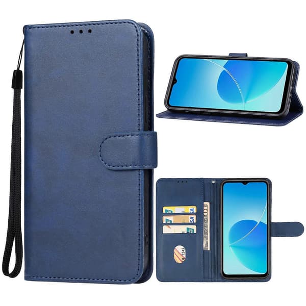 Telefonfodral i läder Blå Blue For UMIDIGI G5/G5A