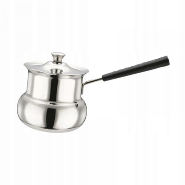 [RM]Turkish coffee pot for induction hobs with handle, drum shape, 180 ml