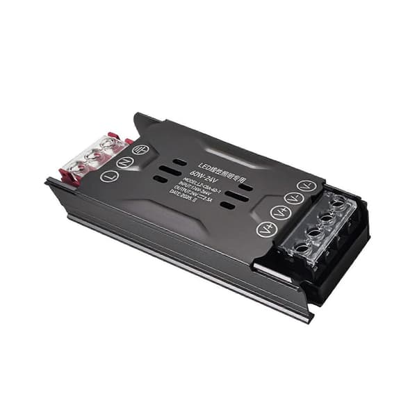 2X DC 24V Switching Supply AC176-264V LED Light Driver Power Adapter 60W 100W 200W 300W 400W Lighting Transformers 60W Dark gray