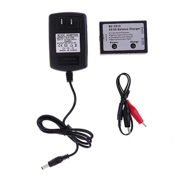 BcBC-3S10 2S/3S LiPo Balansladdare med 12V3A Strömförsörjningsadapter