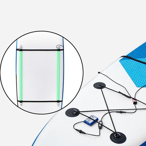 [RM]Paddleboard LED-lys USB-drevet LED-belysningssystem til jolle kajakbåd Green 97cmx5cm