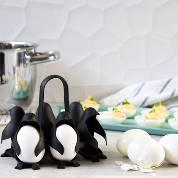 1 pc Kitchen Utensil Penguin Egg Cooker Egg Storage Organizer[RM]