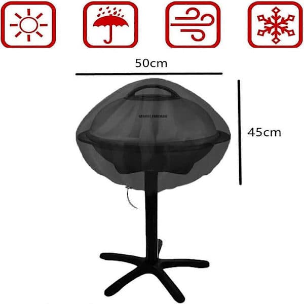 [RM]50 x 45 cm Waterproof Round Grill Cover (FMY) (W)