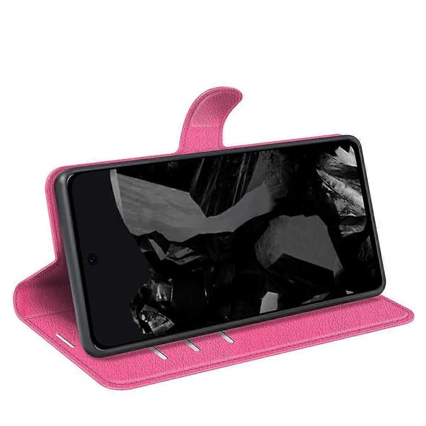 [RM] Litsi-nahkainen puhelinkotelo Google Pixel 9 Pro XL -puhelimelle Red gold For Google Pixel 9 Pro XL