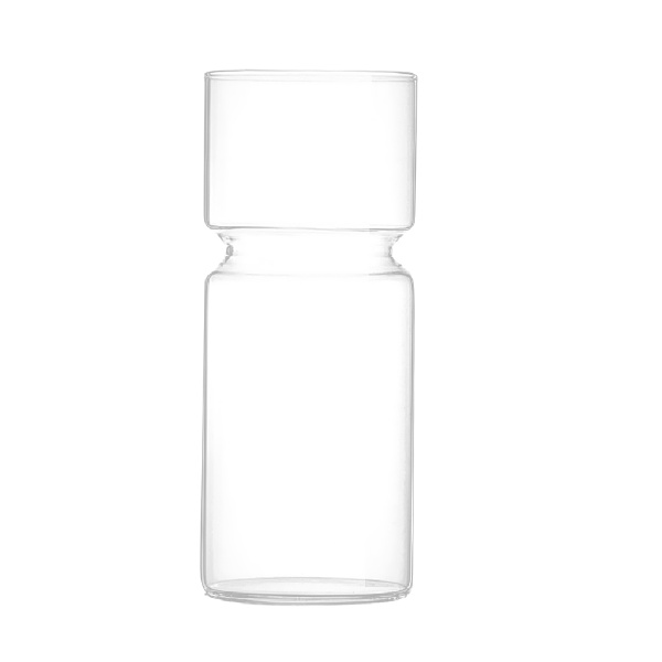 4 st Hyacint Cylindrisk Klar Glasvas Hydroponisk Behållare för Växt