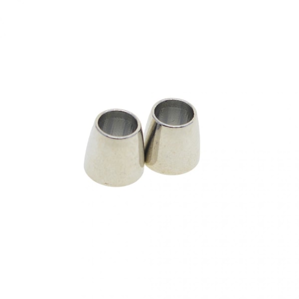 10 Set Kumihimo Tunna Läder Magnetlås För DIY Smyckestillverkning 6mm