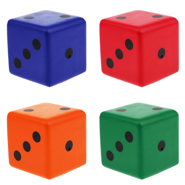 2-5 st Svamp Tärningar Skum Prick Tärningar Lek För Matematik Undervisning Leksak 2 st