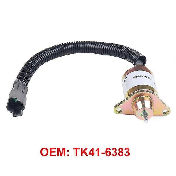 TK41-6383 12V Stoppmagnetventil för Yanmar Thermo King 12V Flamsläckningsmagnetventil