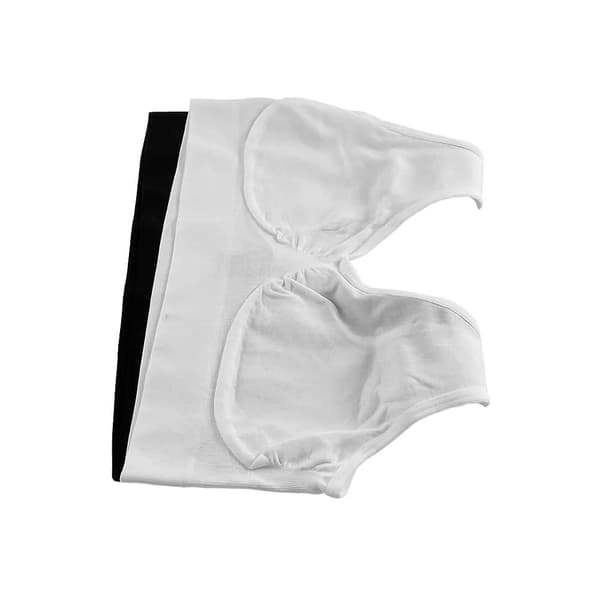 [RM]Ahh Bra - 5-pack Seamless Bras 2 Black and 3 White 2 svarta och 3 vita l