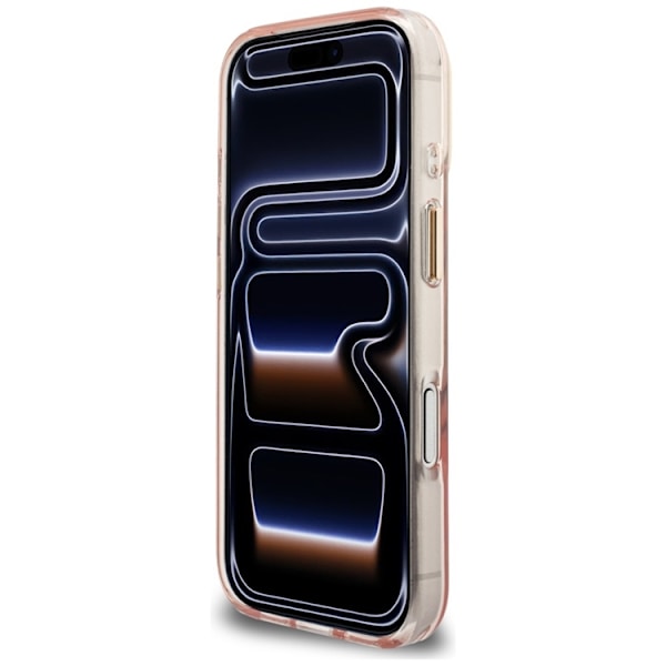 [RM]Guess Mobildeksel til iPhone 17 Pro Max MagSafe IML Gradient Script Metal - Rosa Rosa 120