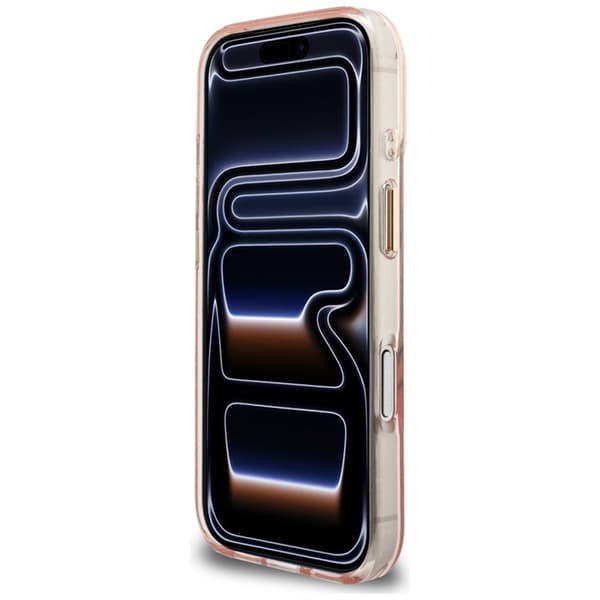 [RM]Guess Mobile Case For iPhone 17 Pro Max MagSafe IML Gradient Script Metal - Pink Rosa 120