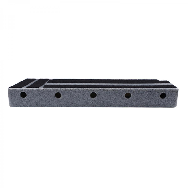 PE Plast Elgitarr Effektpedalbräda Tålig Strömförsörjning 50x25cm