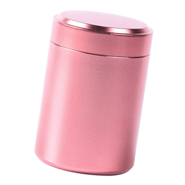 Aluminium Godis Te Burk Kaffe Socker Förseglad Presentförpackning Rosa Guld