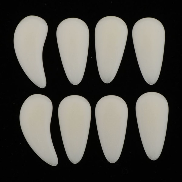 8 st Plast Guzheng Finger Pick Nails Set för barn Barn Beige M