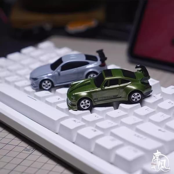 [RM]Children's Desk Remote Control Beetle Toy Stunt Remote Control Drift Car Rc Mini Racing 2.4g Simulation 911 Toy Model Boy Gift white
