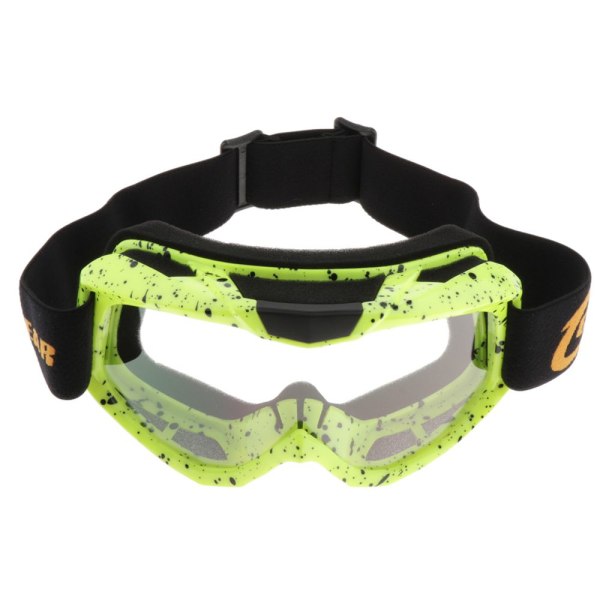 Motocrossglasögon ATV Motorcykelglasögon Dirt Bike Racing Goggles Gul 1