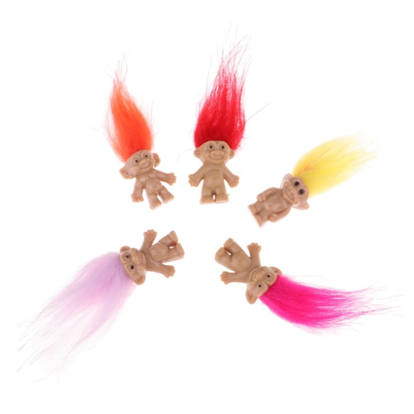 13 st Lycko-Troll Docka Mini Figurer Dekoration Sovrum Vardagsrum Kontor